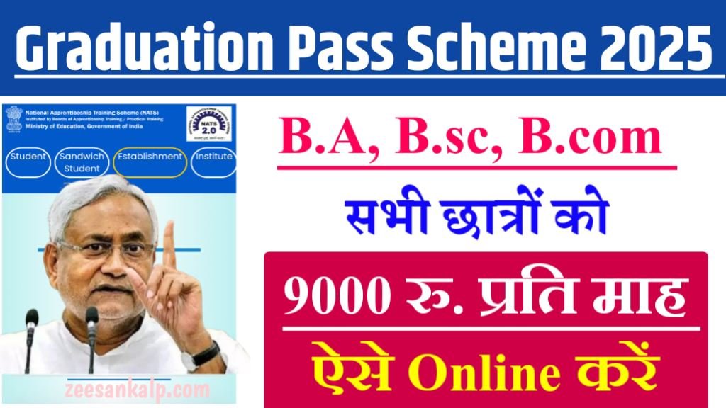 Graduation Pass Scheme 9000 Online Apply 2025: फ्री ट्रेनिंग के साथ हजार रु. प्रति महीने- Online आवेदन ऐसे करें