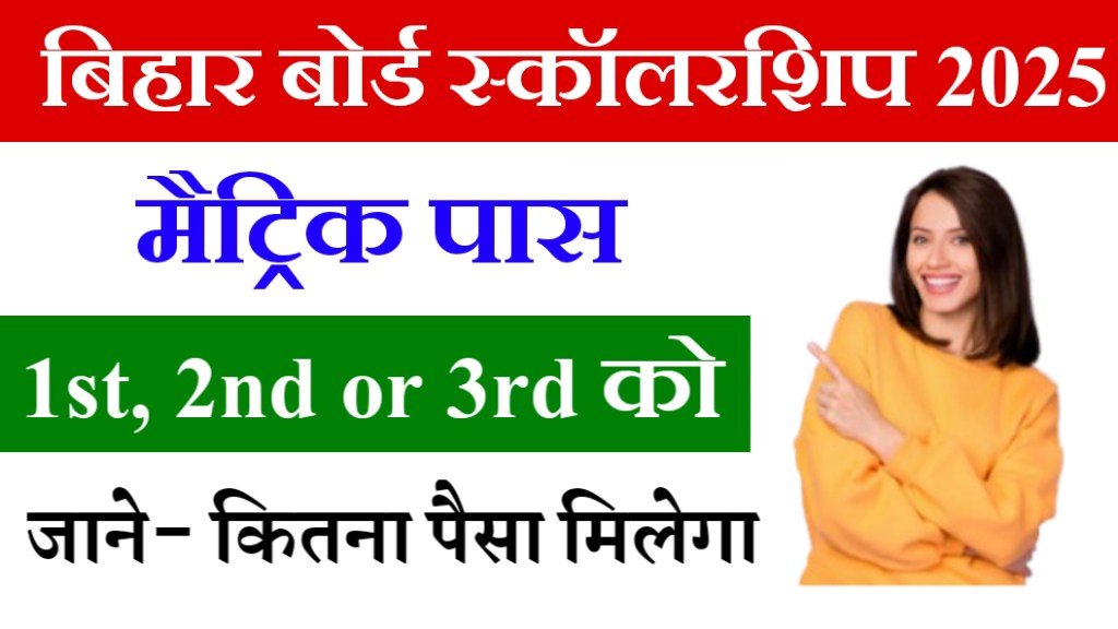 Bihar Board Matric Pass Scholarship List 2025