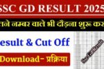 SSC GD Result 2025